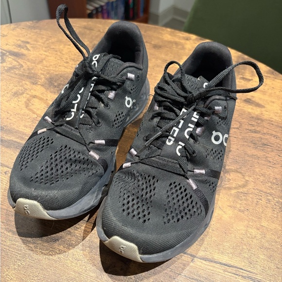 On Running Shoes - On Running Women’s Black Athletic Shoes